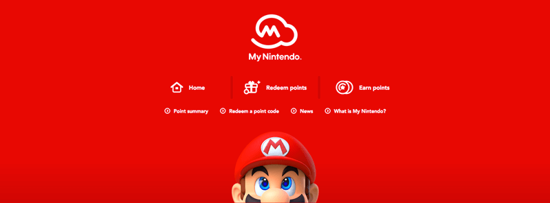 my nintendo homepage