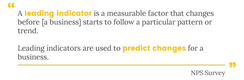 NPS leading indicators quote