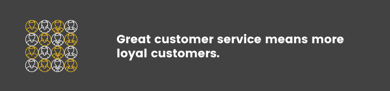 service to build customer loyalty