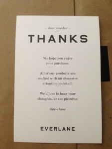 convert visitors into buyers everlane thanks