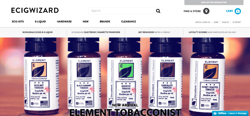 ecig loyalty program examples ecigwizard homepage