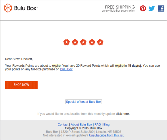 expire bulubox email