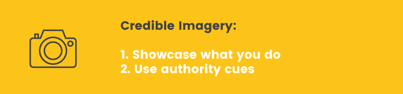 authority credible imagery