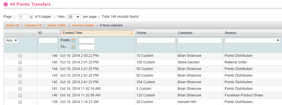 loyalty fraud smaller points transfer tab