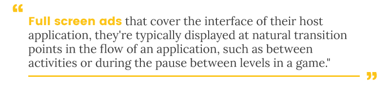 site traffic interstitial definition