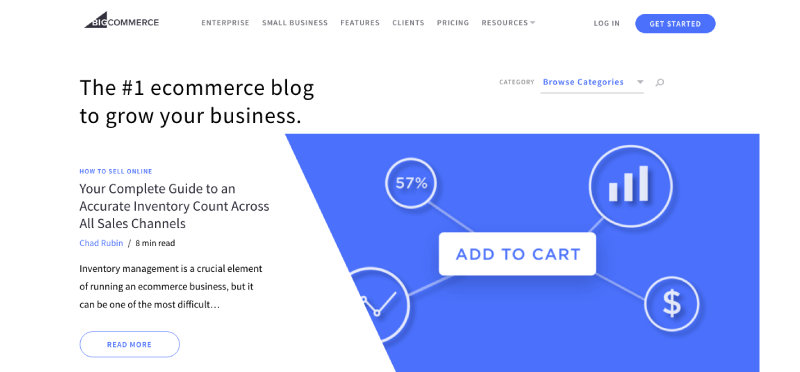 ecom expert bigcommerce homepage